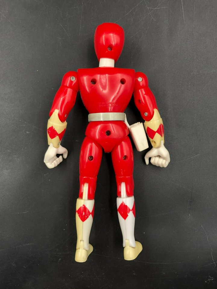 1993 Bandai Mighty Morphin Power Rangers - 8" Red Ranger Action Figure - Used