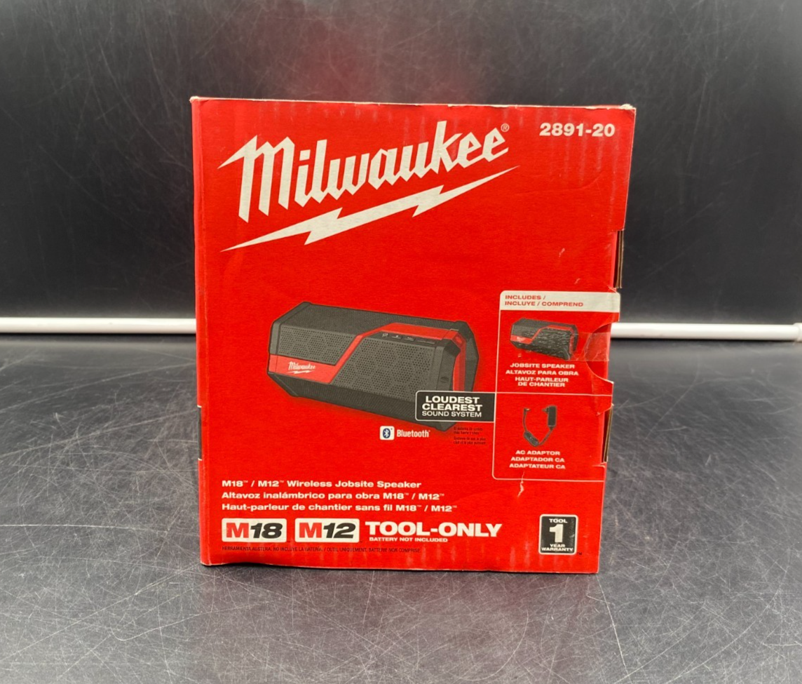 Milwaukee 2891-20 M18 / M12 Wireless Jobsite Speaker (Tool-Only) - NEW