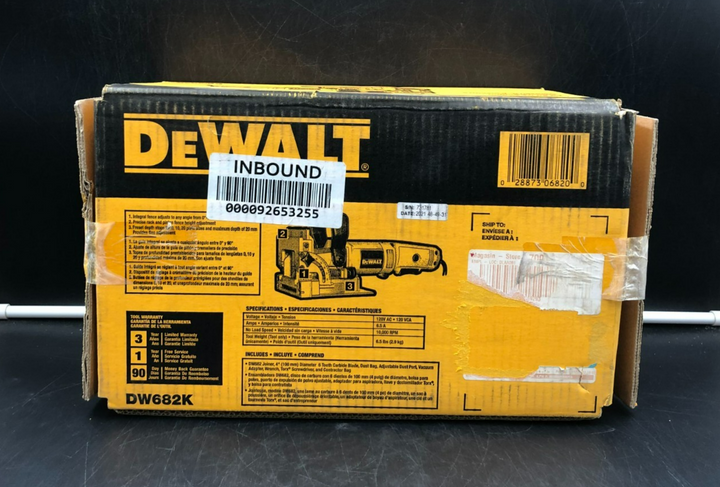 DeWalt DW682K Plate Joiner Kit 120V Wired - NEW OPEN BOX