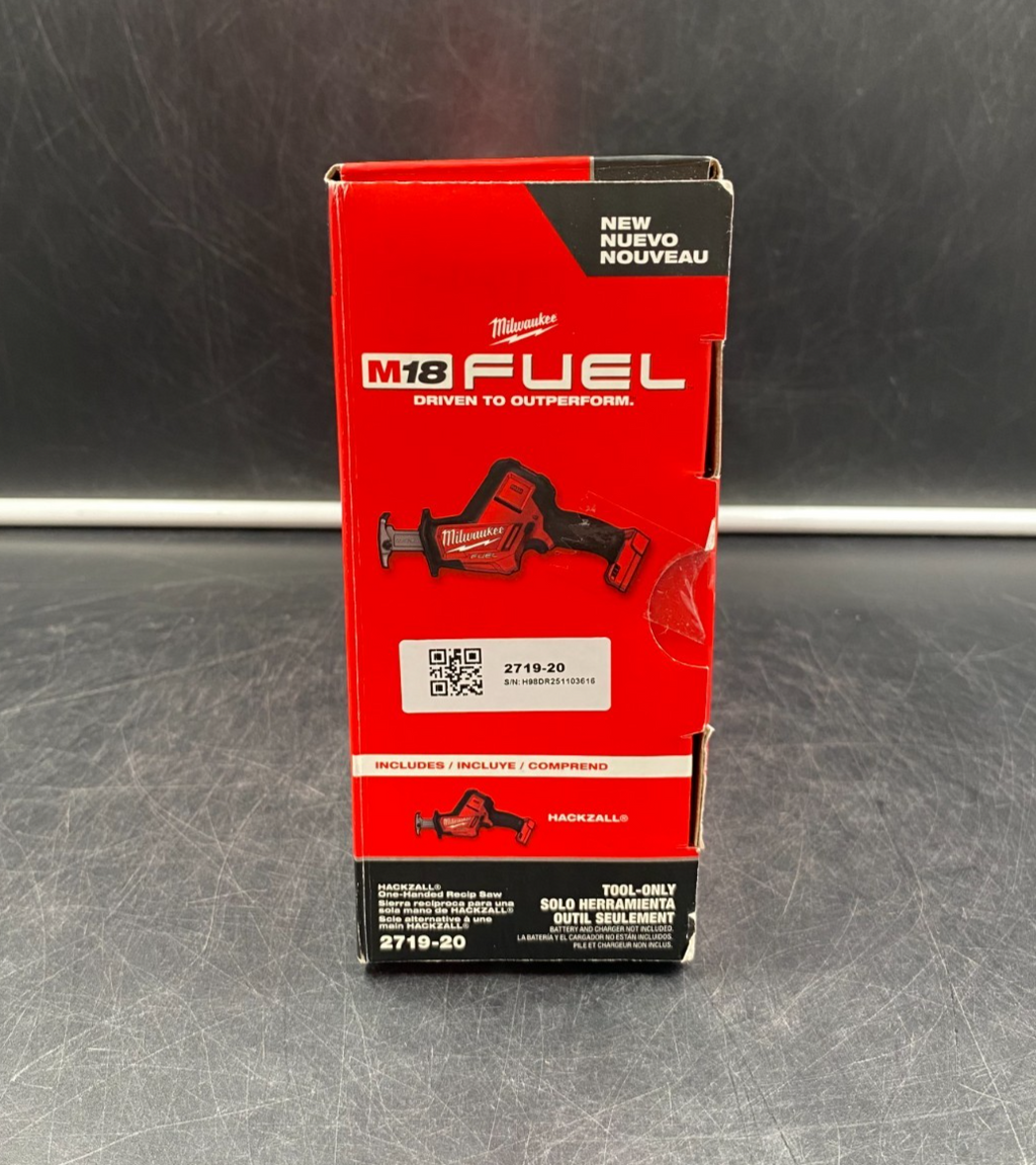 Milwaukee 2719-20 M18 Fuel Hackzall One-Handed Reciprocating Saw (Tool-Only) NEW