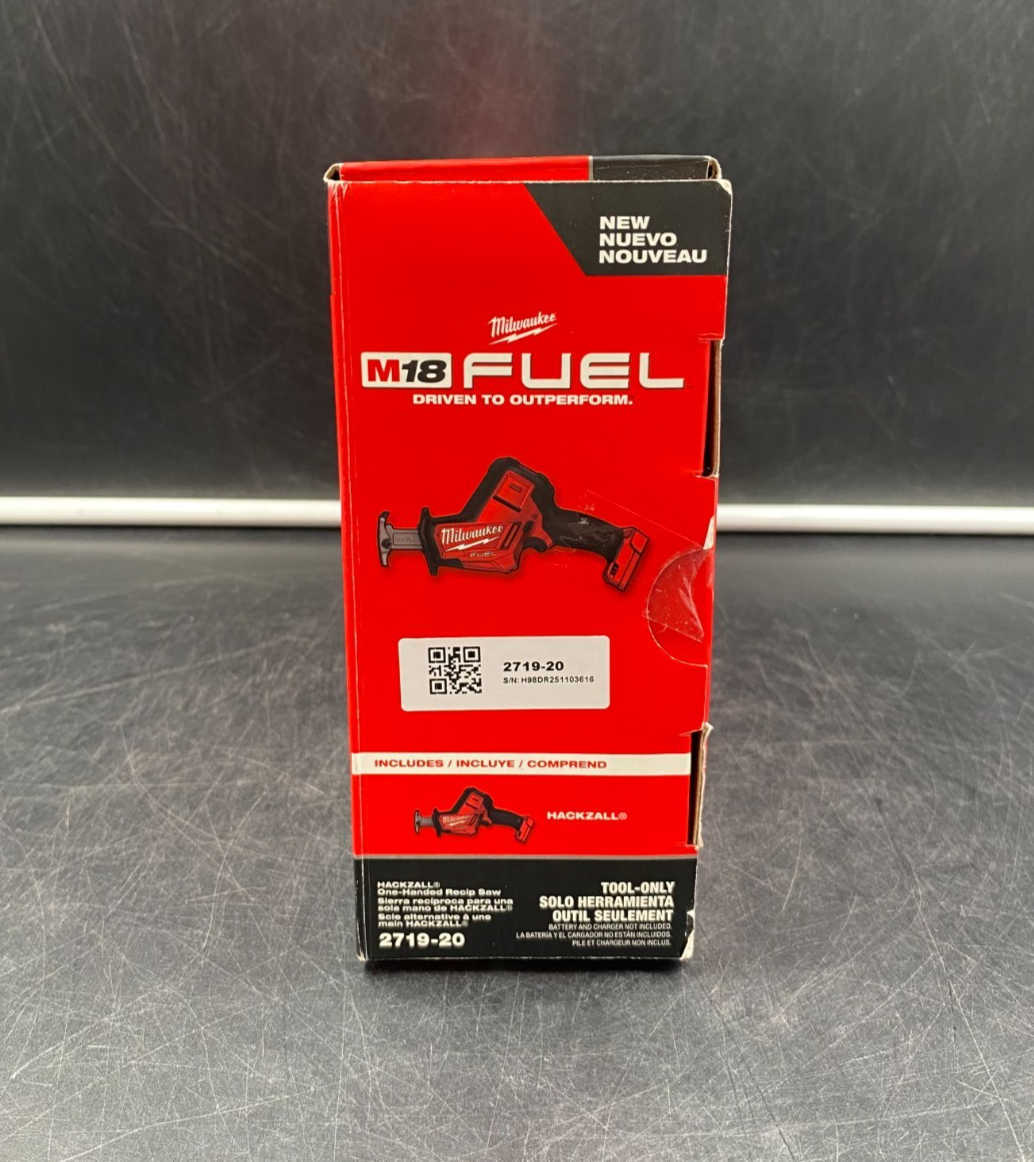 Milwaukee 2719-20 M18 Fuel Hackzall One-Handed Reciprocating Saw (Tool-Only) NEW