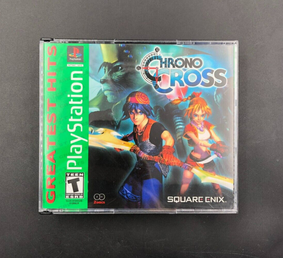 Chrono Cross (Sony PlayStation, PS1) 2-Disc in Case w/ Manual
