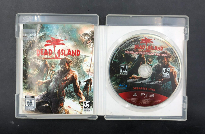 Dead Island (PlayStation 3, PS3) w/ Manual - Game of the Year Edition Disc