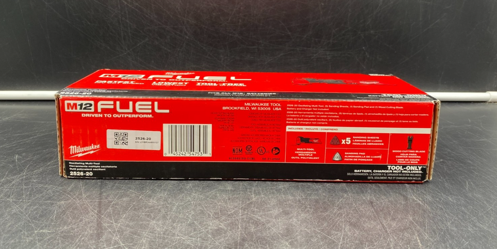 Milwaukee 2526-20 M12 fuel Oscillating Multi-Tool (Tool-Only) - BRAND NEW