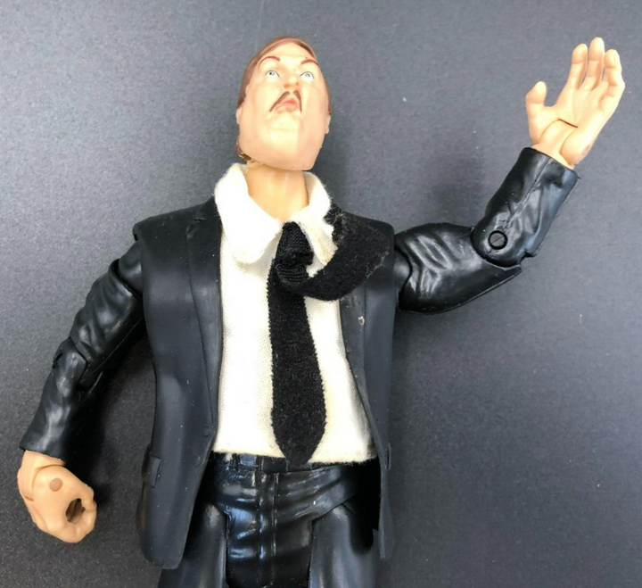 *AS-IS* 2004 JAKKS Pacific WWE Paul Bearer Wrestling Figure *USED, SEE PICS*