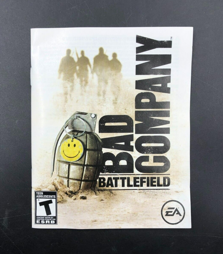 Battlefield: Bad Company (PlayStation 3, PS3) w/ Manual