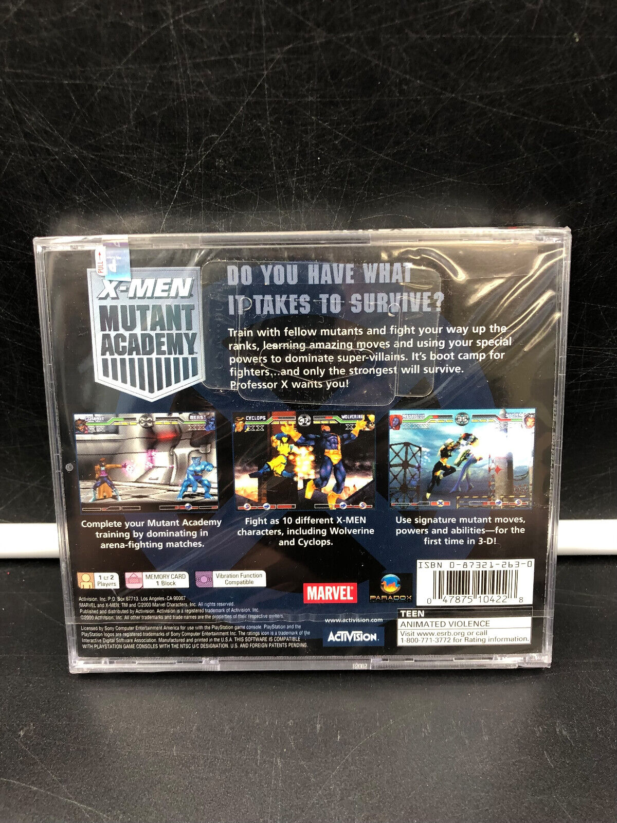 X-Men: Mutant Academy Greatest Hits (Sony PlayStation 1, 2003) *BRAND NEW*