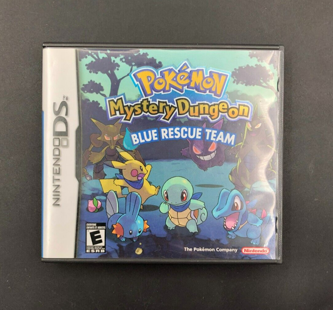 Pokemon Mystery Dungeon: Blue Rescue Team (Nintendo DS) w/ Manual + Inserts