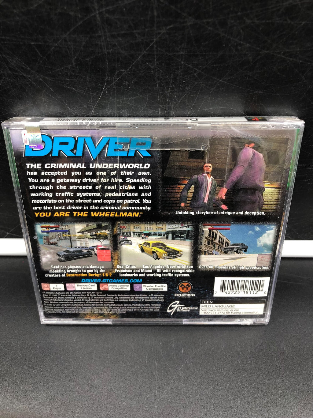Driver (Sony PlayStation 1, 1999) *BRAND NEW*