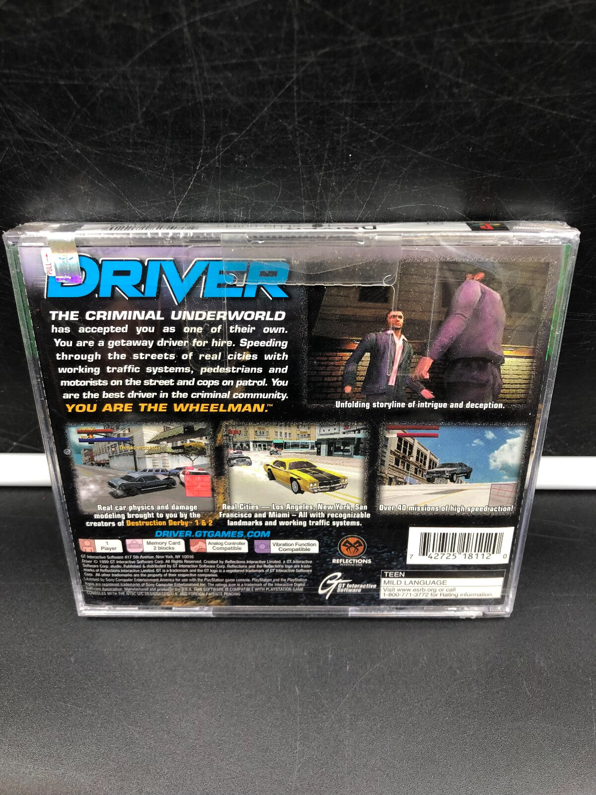 Driver (Sony PlayStation 1, 1999) *BRAND NEW*