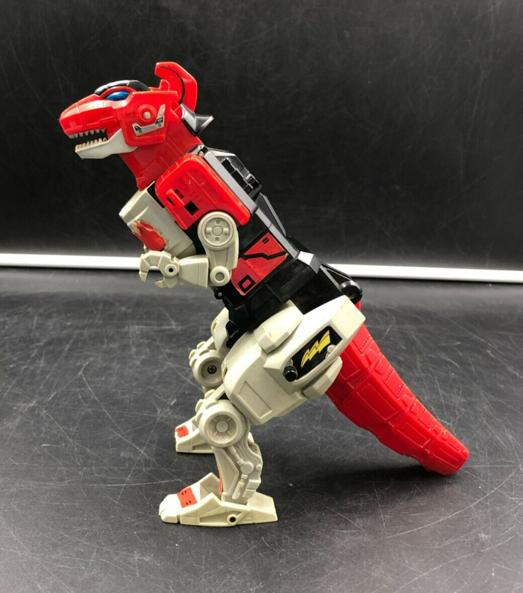 1991 Bandai Mighty Morphin Power Rangers Red T-Rex Zord Megazord Action Figure