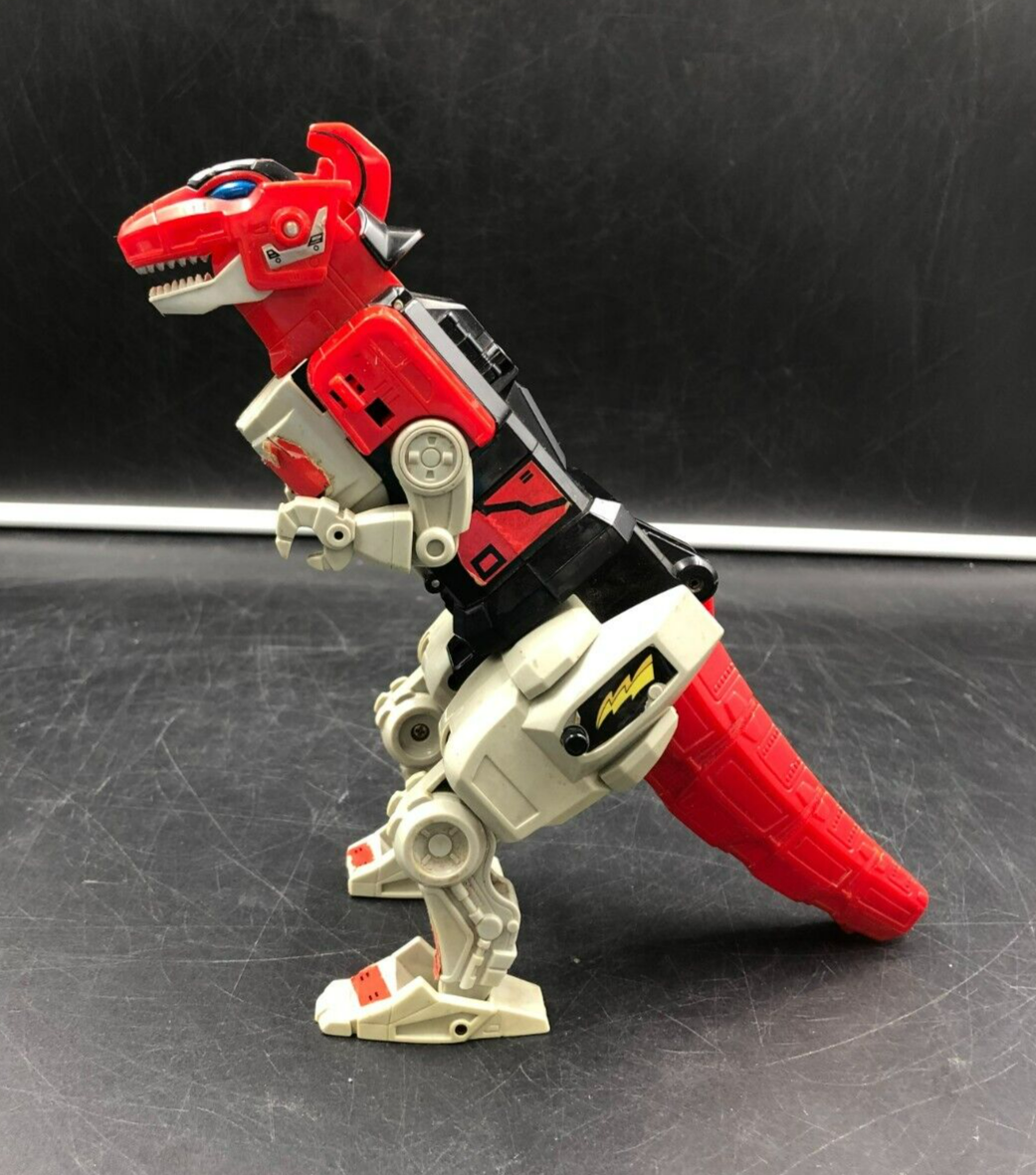 1991 Bandai Mighty Morphin Power Rangers Red T-Rex Zord Megazord Action Figure