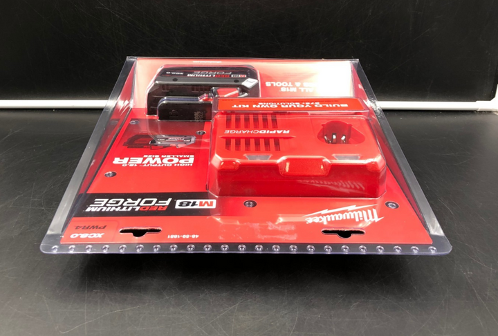 Milwaukee 48-59-1881 M18 Red Lithium Forge XC8.0 Battery & Charger Kit - NEW