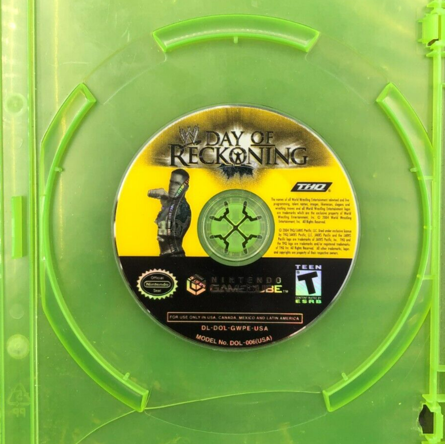 WWE Day of Reckoning (Nintendo GameCube) - Not Original Case