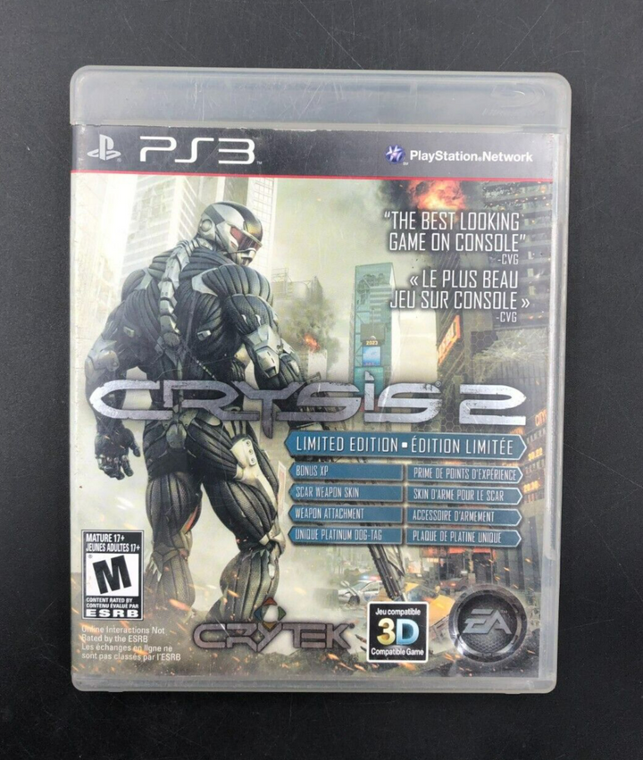 Crysis 2 - Limited Edition (PlayStation 3, PS3) w/ Manual + Insert