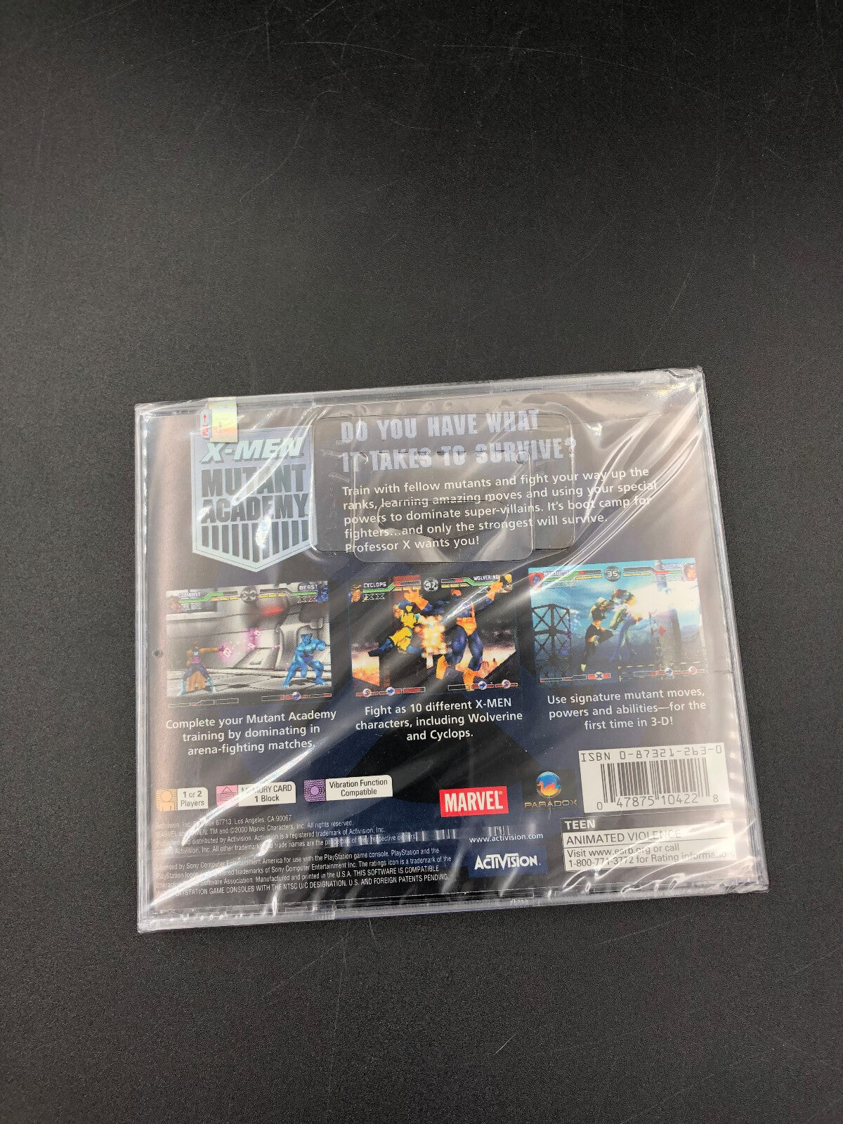 X-Men: Mutant Academy Greatest Hits (Sony PlayStation 1, 2003) *BRAND NEW*