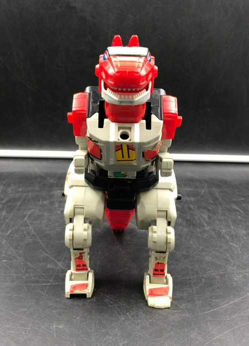 1991 Bandai Mighty Morphin Power Rangers Red T-Rex Zord Megazord Action Figure