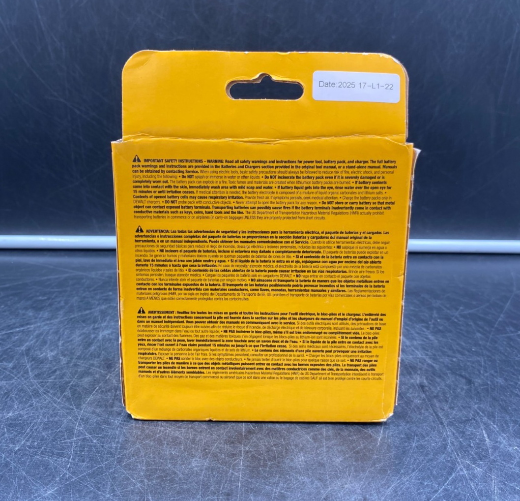 DeWalt DCB205-2 20V Max 5Ah Lithium Ion Battery - 2 Pack - NEW