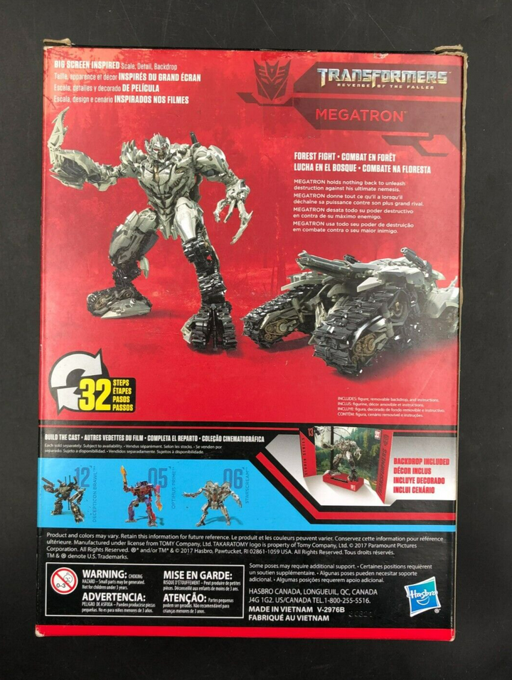 TOMY Studio Series #13 Transformers: ROTF - Megatron Voyager Class Figure - NEW
