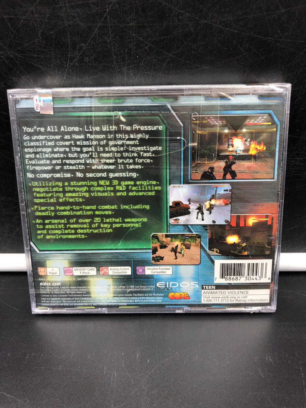 Fighting Force 2 (Sony PlayStation 1, 1999) *BRAND NEW*