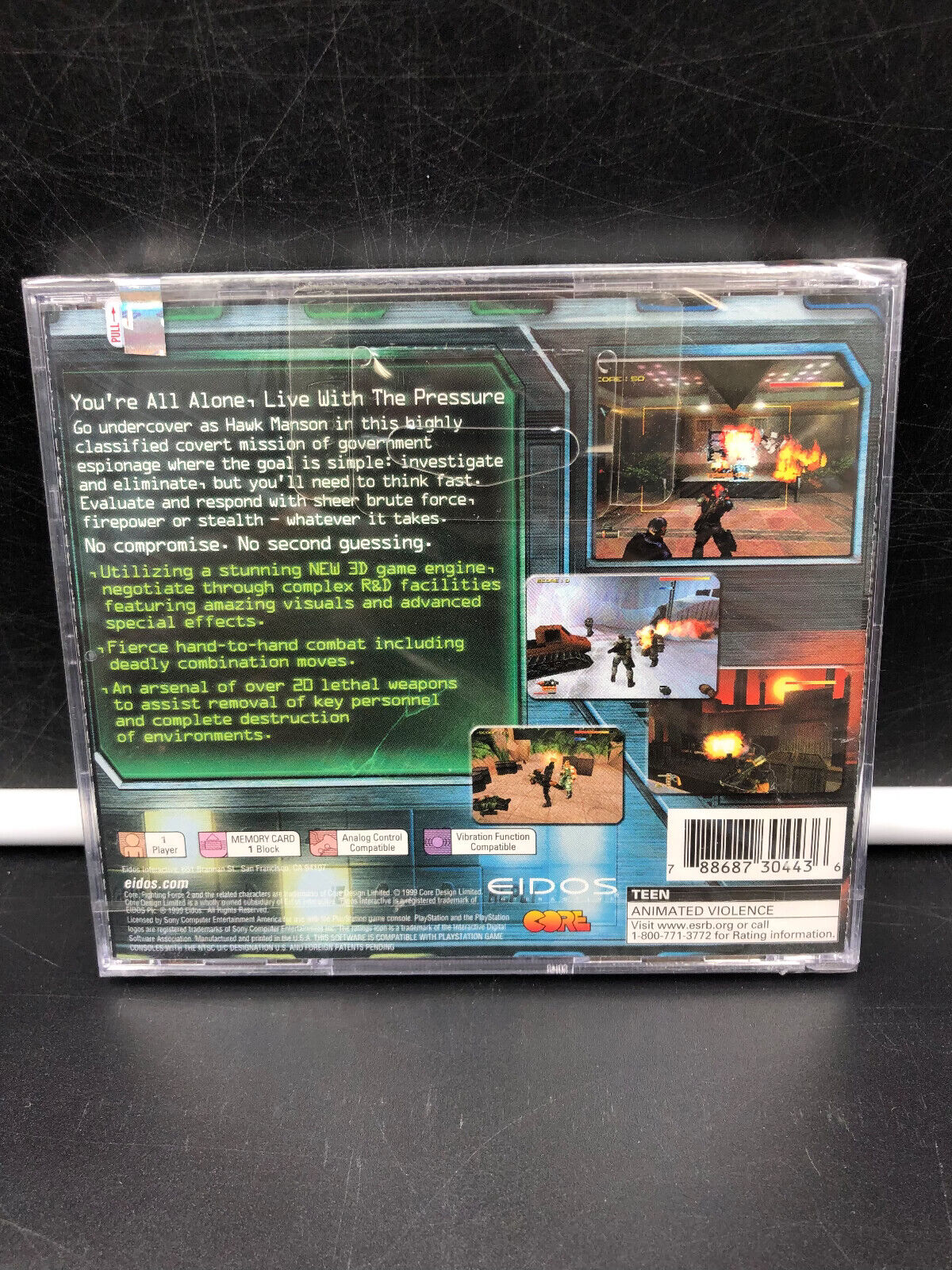 Fighting Force 2 (Sony PlayStation 1, 1999) *BRAND NEW*