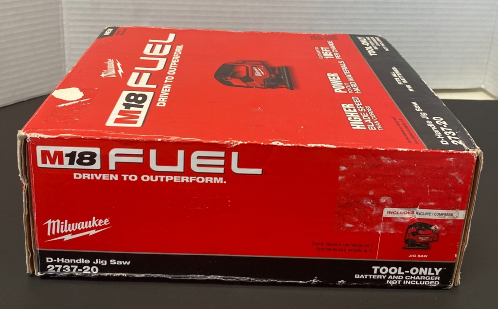 MILWAUKEE M18 FUEL D-HANDLE JIG SAW w/Box 2737-20 *USED, SEE PICS*