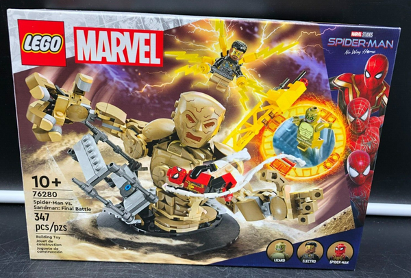 LEGO Marvel: 76280 SPIDERMAN VS. SANDMAN Final Battle 347 pcs. *NEW, SEALED*
