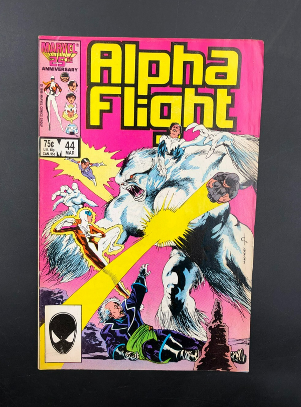Alpha Flight Issue #44 (Marvel Comics) Comic Book