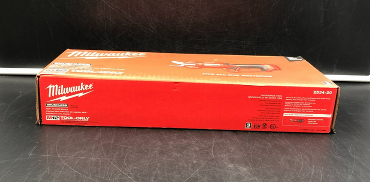 Milwaukee 2534-20 M12 Brushless Pruning Shears (Tool-Only) - NEW