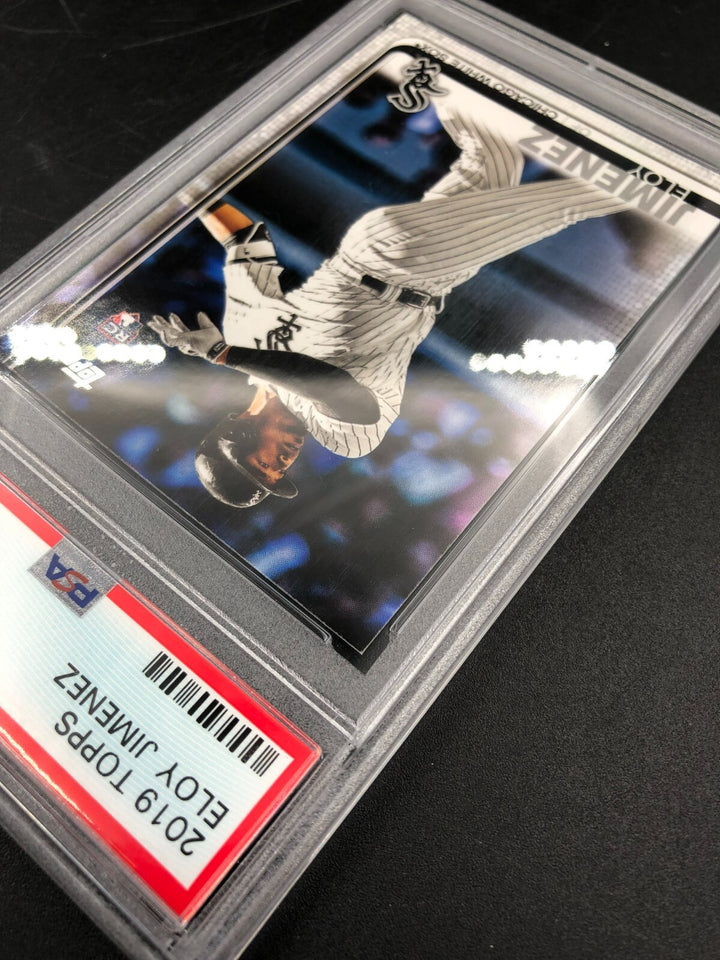2019 Topps Series 2 No. 670 Eloy Jimenez RC Rookie Card PSA 10 GEM MINT