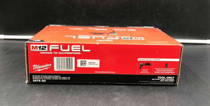 Milwaukee 2476-20 M12 Fuel 16 Gauge Variable Speed Nibbler (Tool-Only) - NEW
