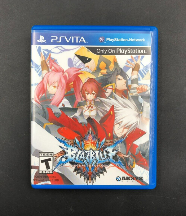 BlazBlue" Chrono Phantasma (Sony PlayStation Vita, PSVITA) in Case w/ Insert