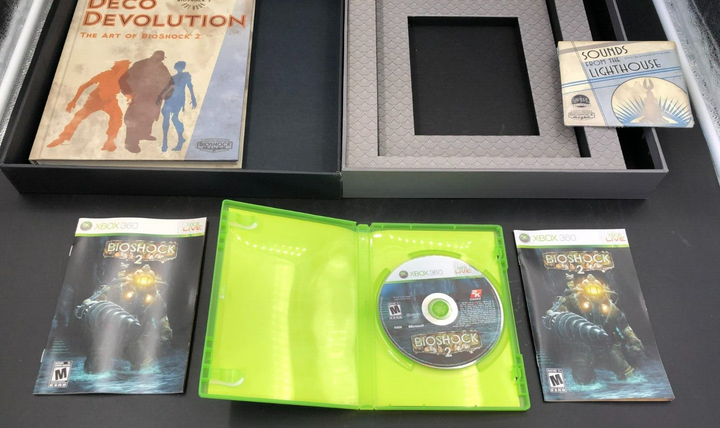2K GAMES: XBOX 360 Bioshock 2 Special Ed. *Missing Posters, SEE PICS*