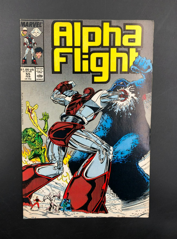 Alpha Flight Issue #55 (Marvel Comics) Comic Book