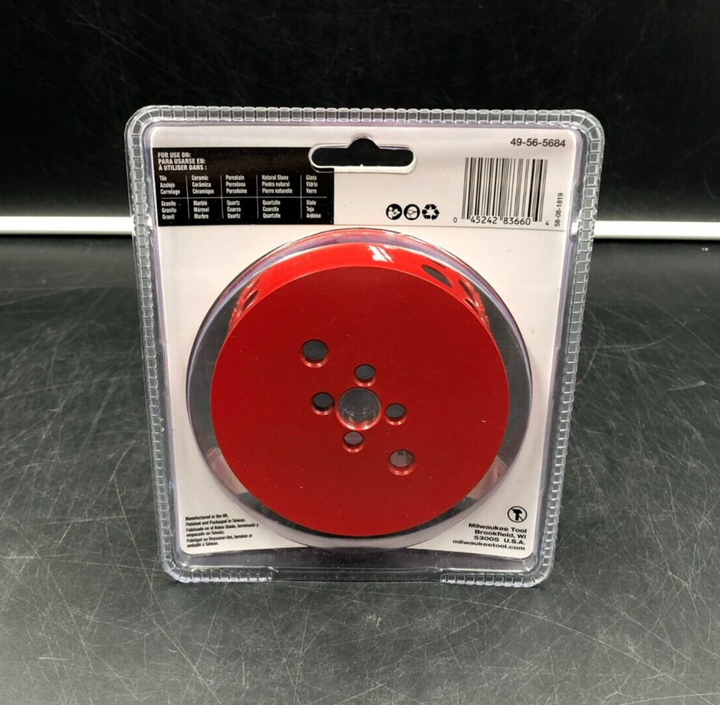 Milwaukee 49-56-5684 4" Diamon Max Hole Saw Cup for Porcelain, Tile, Stone - NEW