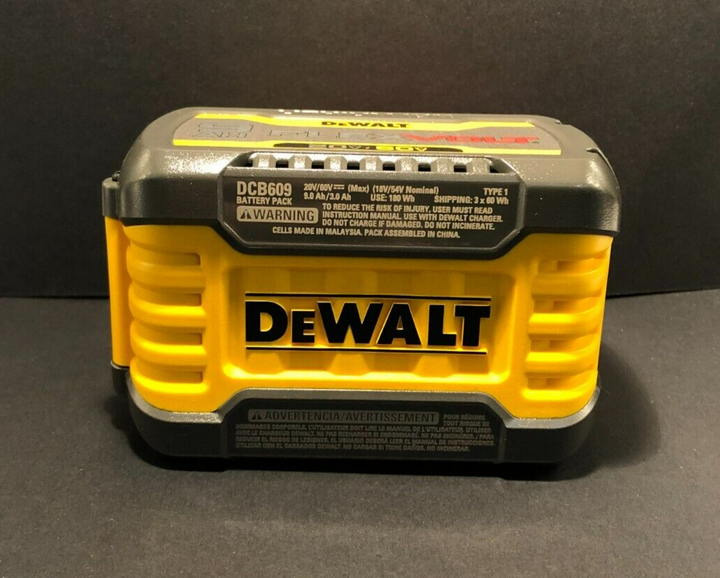 DeWalt DCB609 20V/60V Max Flex Volt 9.0Ah Lithium Ion Battery Pack