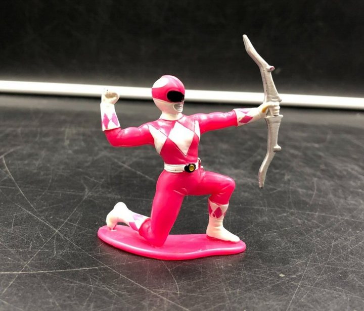 1993 Bandai Mighty Morphin Power Rangers - 3" Pink Ranger Mini Figure