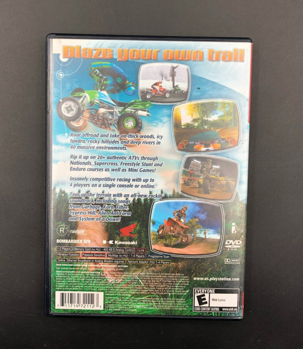 ATV Offroad Fury 2 - Greatest Hits (PlayStation 2, PS2) w/ Manual