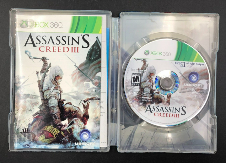 Assassin's Creed III Steelbook Edition XBOX 360