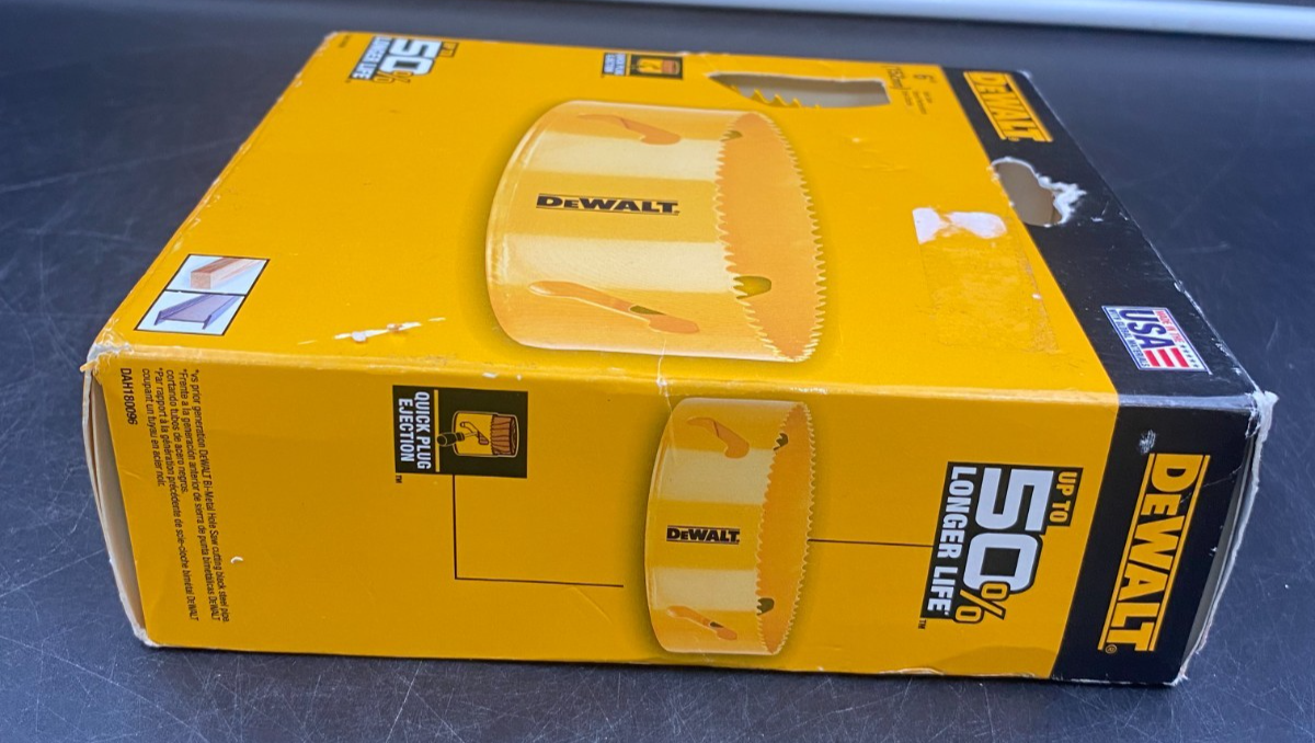 DEWALT 6" (152MM) HOLE SAW DAH180096 *BRAND NEW, SEALED*