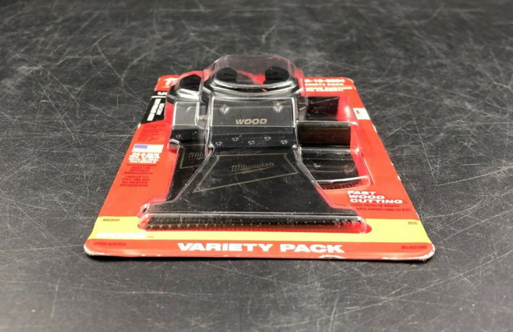 Milwaukee 49-10-9004 3 pk. HCS Wood Multi-Tool Blade Variety Pack - NEW