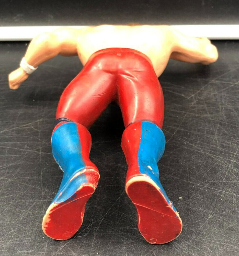 1986 Titan Sports LJN WWF 8" BRITISH BULLDOG DYNAMITE KID (Slicked Hair) Figure