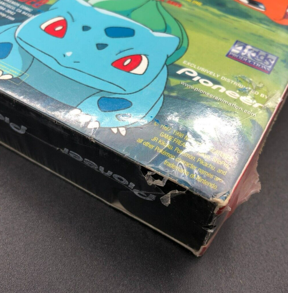Pokemon Vol. 4: Poke-Friends - Bulbasaur, Charmander and Squirtle (VHS Tape) NEW