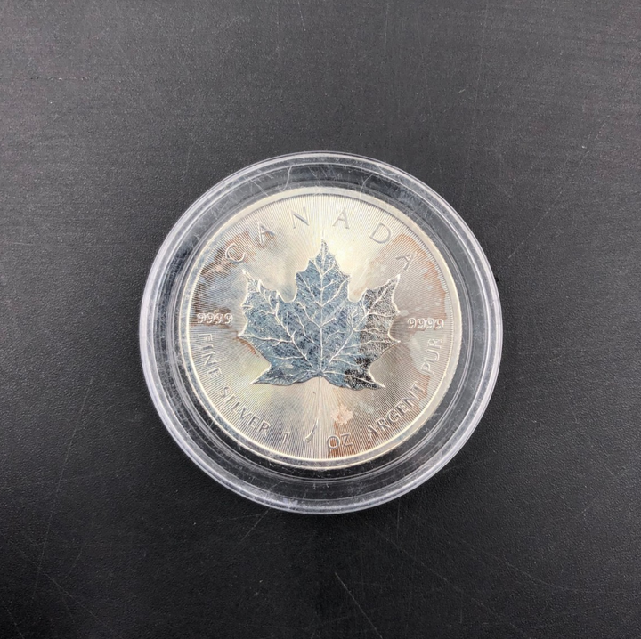 2015 $5 Maple Leaf 9999 Fine Silver 1 Oz Canada 5 Dollars Queen Elizabeth II