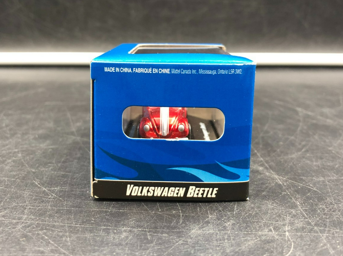 2007 Hot Wheels 1:87 Scale Volkswagen Beetle Red Diecast Car - NEW