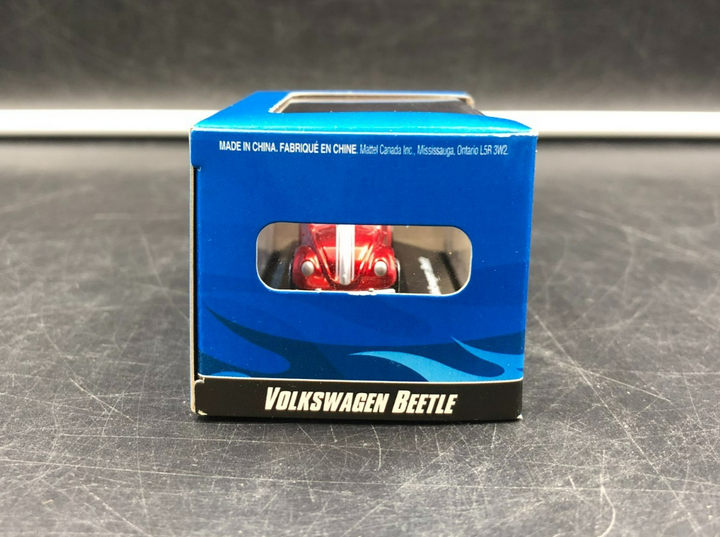 2007 Hot Wheels 1:87 Scale Volkswagen Beetle Red Diecast Car - NEW