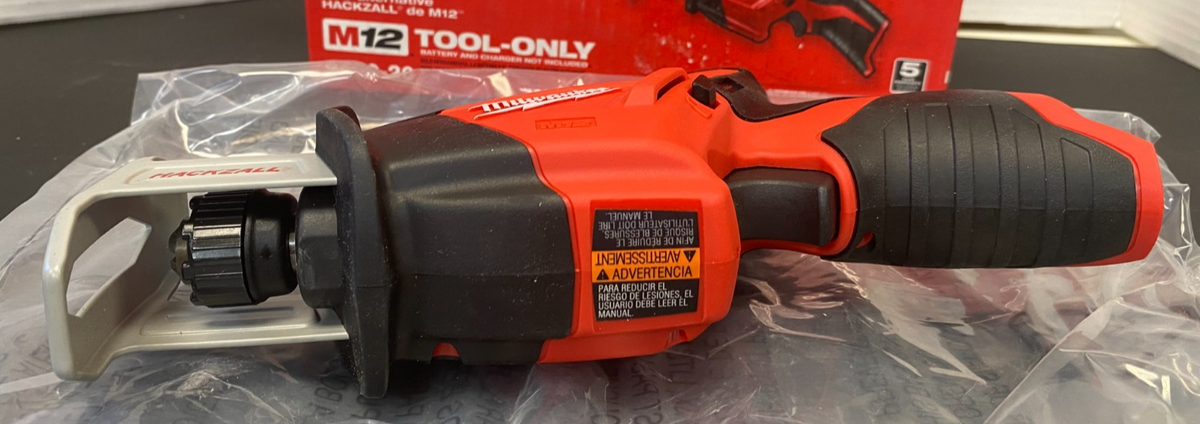 MILWAUKEE M12 HACKZALL RECIPROCATING SAW 2420-20 *OPEN BOX, LIKE NEW, SEE PICS*