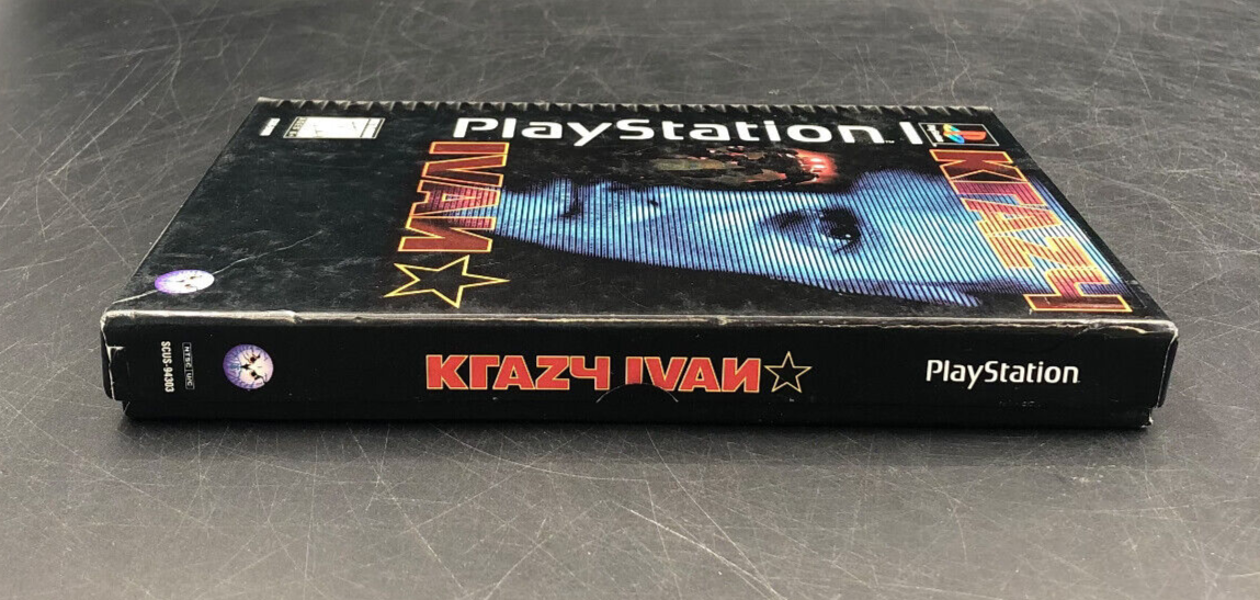 Krazy Ivan (PlayStation 1, PS1) Long Box w/ Manual