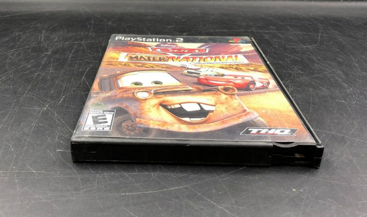Cars: Mater-National Championship (Sony PlayStation 2, PS2) in Blockbuster Case