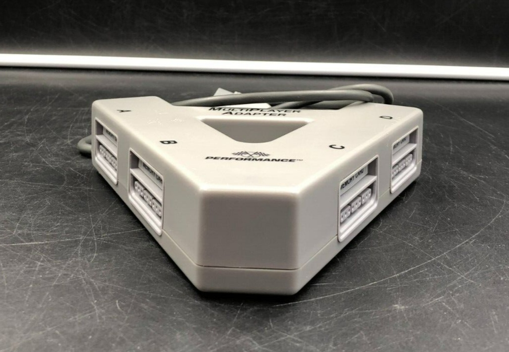 Performance MultiPlayer Adapter 4 Player for Sony PlayStation 1 PS1 in Box
